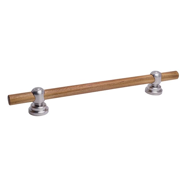 Horizon Teak Grab Bars Teak Satin Stainless